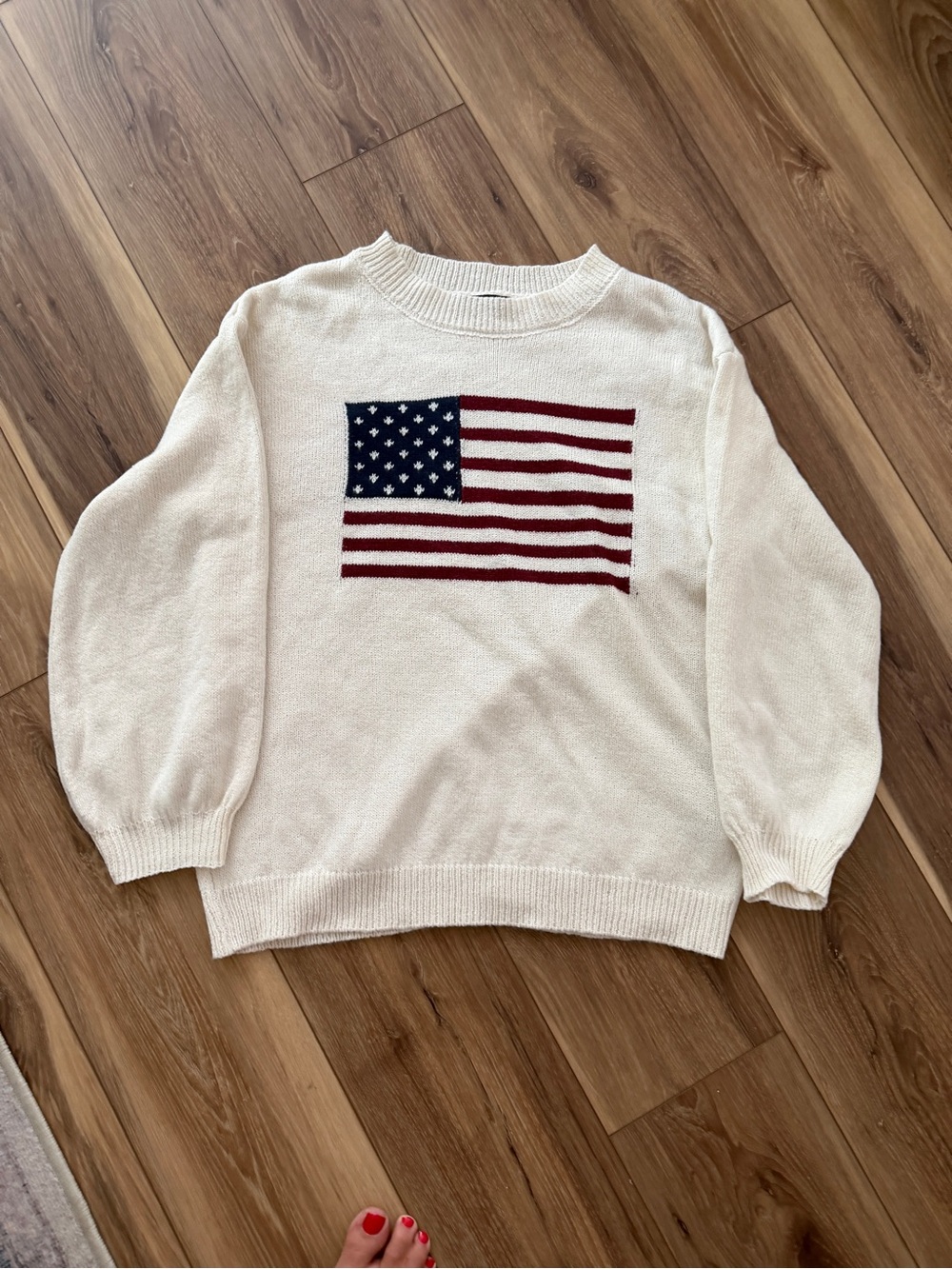 SHEIN Cream Knit Pullover